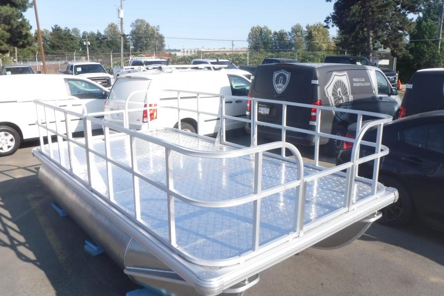 2020 Pontoon Aluminum Deck Boat 13.7 Foot