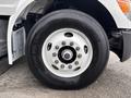 Close-up of a 2025 Peterbilt 536 truck tire showing the wheel rim and detailed tread design