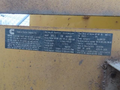 2015 Vermeer Corporation BC1200XL wood chipper featuring Cummins engine specifications and emission control information sign