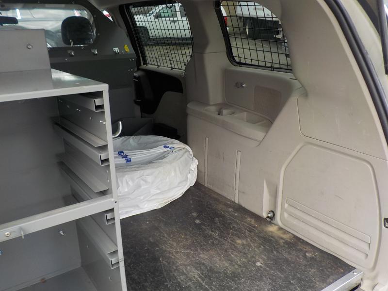 2012 Dodge Caravan Cargo Van with Shelving and Bulkhead Divider