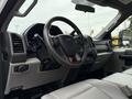 Interior view of a 2019 Ford F-350 SD featuring a steering wheel dashboard and control panel in a light-colored cabin