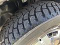 Close-up of a heavily treaded tire on a 2016 RAM Promaster highlighting the intricate patterns and grooves for traction