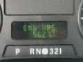 A digital display showing the engine hours as 5627.7 on the dashboard of a 2007 Ford F-450