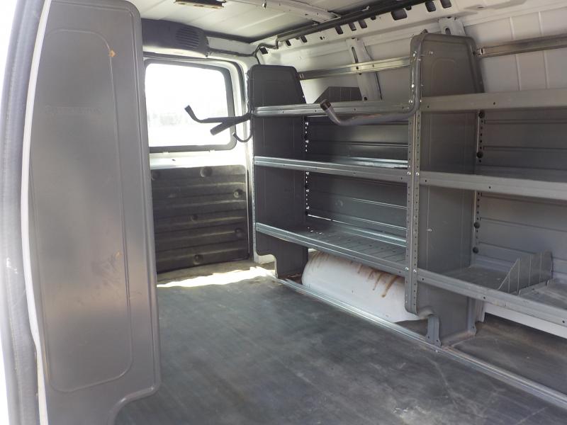 2016 GMC Savana G3500 Extended Cargo w/ Shelving, ladder Rack, and