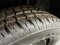 Close-up of a tire from a 2017 Dodge Charger showing deep tread patterns and some dirt on the surface