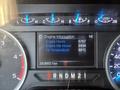 A 2017 Ford F-550 dashboard display showing engine information including engine hours idle hours and oil temperature
