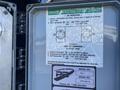 A 2014 International 7400 vehicle's heat control instructions display with details on service options and thermostat settings for cold and hot mixes
