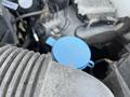 A blue cap located in the engine compartment of a 2022 Mercedes-Benz Sprinter with visible engine components surrounding it