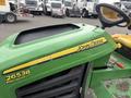 A 2009 John Deere 2653B Precision Diesel Mower with a green and yellow exterior featuring the model number and brand name on the side