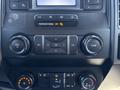 The image shows the center console of a 2019 Ford F-150 featuring a series of buttons and knobs for audio and climate control functions