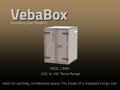 2025 Ford Transit with a VebaBox installed in the cargo area designed for partially conditioned space and temperature range of -2.5C to +5C