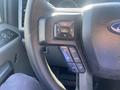 A black steering wheel with control buttons including OK, SET, RES, and ON OFF for a 2017 Ford F-150