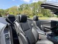 A 2004 BMW 6-Series convertible with black leather seats and seat belts visible in the foreground