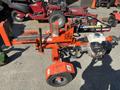 2021 Wallenstei Wx540-0RA Tow Behind Industrial Log Splitter featuring a sturdy frame wheels and an engine designed for efficient log splitting with two units included in the package