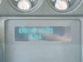 Display screen of a 2014 Ford F-550 showing the text ENGINE HOURS and the number 6386
