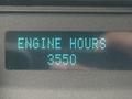 Display screen showing "ENGINE HOURS 3550" on the dashboard of a 2012 Ford F-550