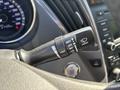 A close-up of the control lever for the windshield wipers in a 2015 Hyundai Sonata featuring settings for mist off intermittent and front wipers