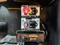 Control panel featuring switches for the PTO and LED traffic control system in a Kenworth T800 truck