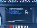 Dashboard display of a 2019 Ford F-350 SD showing engine information with hours and odometer reading