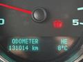 Odometer reading of a 2013 Chevrolet Silverado 3500HD showing 131014 km with a warning light illuminated and temperature display indicating 8°C