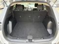 Interior view of the cargo space in a 2020 Ford Escape with the rear seats folded down showing a spacious black carpeted area