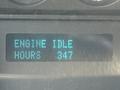 Display panel of a 2015 Ford F-550 showing engine idle hours as 347