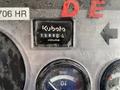 Close-up of a Kubota RTV 900 dashboard showing the hour meter reading 15800 hours and various dials for temperature and other metrics
