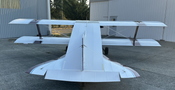A 1986 Sorrell Hiperbipe SNS-7 amateur-built aircraft featuring a bipe design with two wings and a tailwheel landing gear system