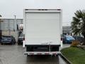 White 2013 Ford Econoline box truck viewed from the rear with a plain rear panel and two taillights visible