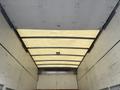 Interior of a 2008 International CityStar truck showing a flat ceiling with a fabric cover and metal beams