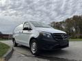 A white 2019 Mercedes-Benz Metris van with a black front grille and alloy wheels parked at an angle on a paved area