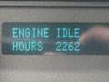 Digital display showing "ENGINE IDLE" and "HOURS 2262" on a vehicle dashboard