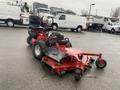 A red 2017 Ferris Rotary mower with a large cutting deck and a black seat designed for grass cutting and landscaping tasks
