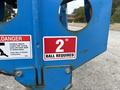 A close-up of a label on a 2016 Genie TZ-34/20 indicating a 2 inch ball is required for operation