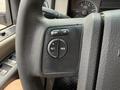 Close-up of the steering wheel controls of a 2008 Ford F-550 including buttons for cruise control and settings