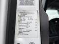 2015 Freightliner M2 vehicle identification label displaying specifications such as weight ratings manufacturer's information and production year