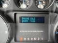A dashboard display of a 2014 Ford F-250 SD showing engine idle hours at 1646 and highlighting ultra low sulfur diesel fuel only