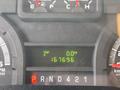 Dashboard of a 2018 Ford Econoline showing the trip odometer at 0.0 km and total mileage at 167696 with various gauges for fuel and engine temperature