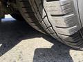 Close-up of the tire tread on a 2017 Chevrolet Express showing detailed patterns and wear on the rubber surface