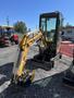 2024 AGT Industrial H13R Mini Excavator with a yellow arm and scoop attachment positioned for operation
