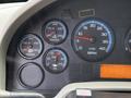 Dashboard of a 2014 International TerraStar displaying gauges for transmission temperature water temperature oil pressure and RPM