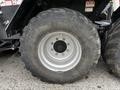 Close-up of a large agricultural tire from a 2020 Pottinger Impress with the brand name Redestein visible on the sidewall