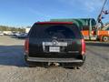 A black 2007 Cadillac Escalade viewed from the rear with a visible license plate and chrome detailing on the bumper