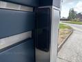 A 2020 Mercedes-Benz Sprinter 2500 featuring a dark panel on the side with a circular indentation for access or control