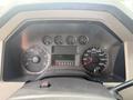 Dashboard of a 2008 Ford F-550 displaying various gauges including RPM speedometer odometer and trip information