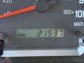 The odometer display of a 2016 Isuzu NPR showing a mileage reading of 21537