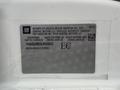 A 2020 Chevrolet Express vehicle identification label displaying manufacturing details and specifications