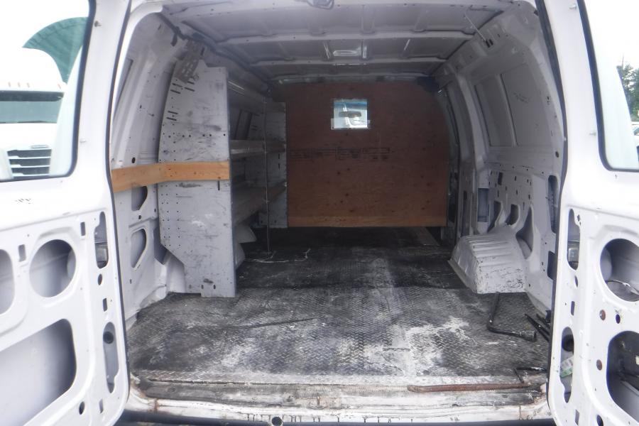 2013 Ford Econoline E250 Extended Cargo Van with Bulkhead