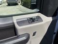 A 2019 Ford F-150 door panel featuring controls for the side mirror and window adjustments