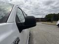 A 2017 Ford F-150 pickup truck with a white exterior and a side mirror visible in the foreground
